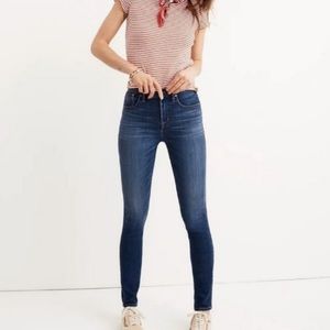Madewell Dark Wash High Rise Skinny Jeans Size 30